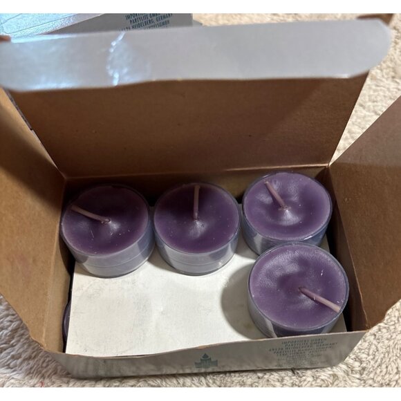 PartyLite Candles Tealight Candles Lavender Amethyst Vanilla Ivory and Purple RE - Picture 2 of 10